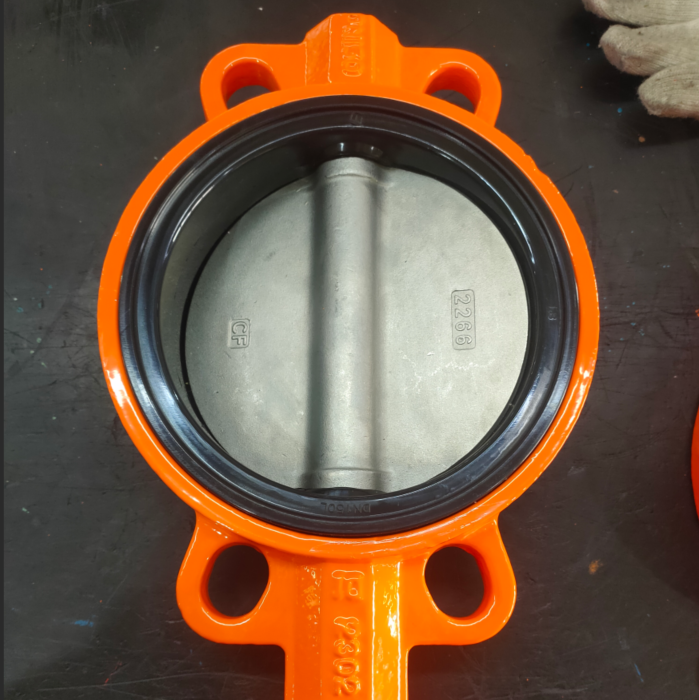 Bare Stem PN16 Wafer type Butterfly Valve